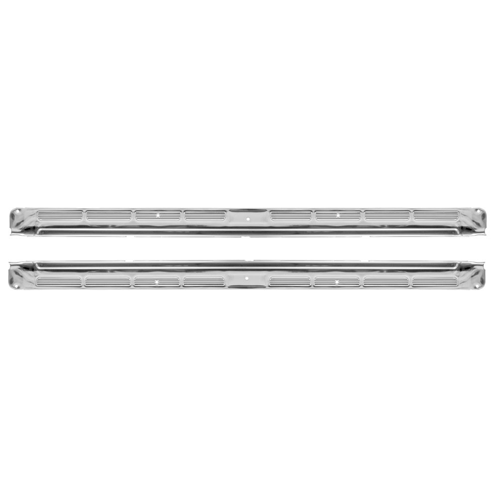 (image for) 64-68 COUPE / FASTBACK STAINLESS STEEL DOOR SILL PLATES - Click Image to Close