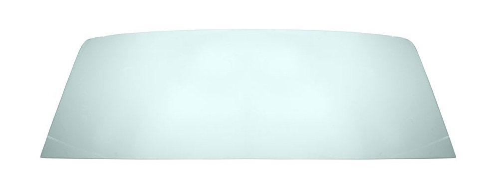(image for) 65-68 COUPE REAR BACK WINDOW GLASS - GREEN TINT - Click Image to Close