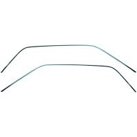 (image for) 65-68 COUPE DRIP RAIL MOLDING SET - PAIR - Click Image to Close