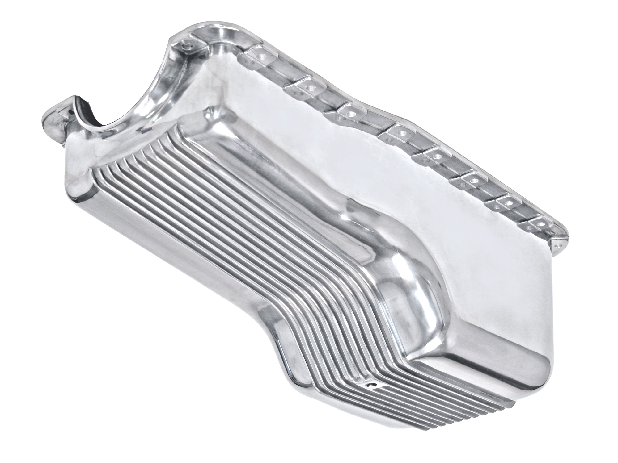 (image for) 64-73 ALUMINUM FINNED OIL PAN - 260-289-302 - Click Image to Close
