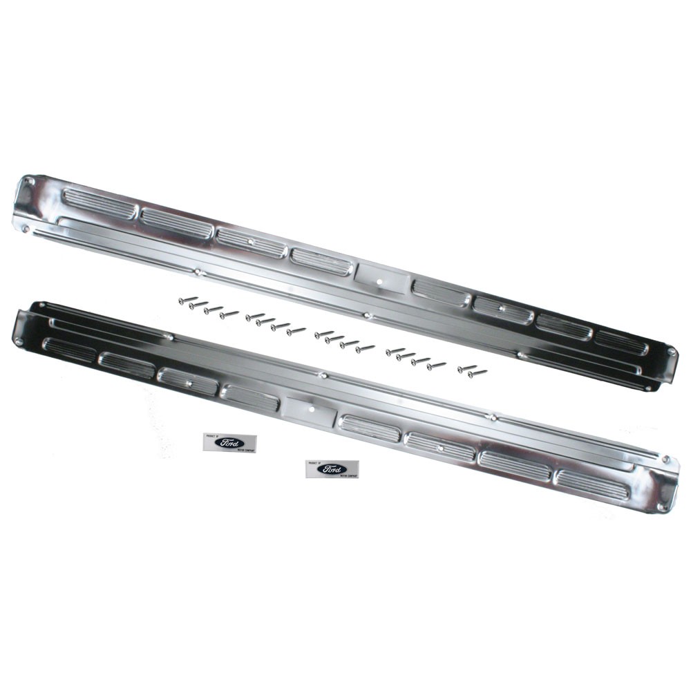 (image for) 65-66 DOOR SILL PLATE KIT - CONVERTIBLE