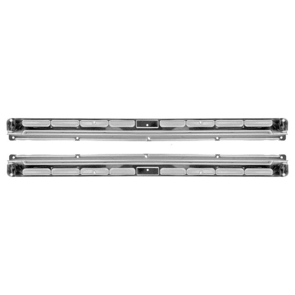 (image for) 64-68 CONVERTIBLE STAINLESS STEEL DOOR SILL PLATES - PAIR - Click Image to Close
