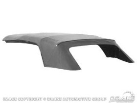 (image for) 64-66 CONVERTIBLE TOP WITH PLASTIC WINDOW - BLACK - Click Image to Close