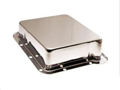 (image for) 65-73 C4 TRANSMISSION PAN 1" DEEP- CHROME - Click Image to Close