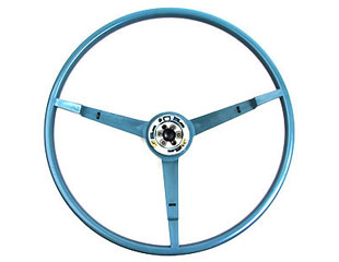 (image for) 66 STEERING WHEEL - LIGHT BLUE - Click Image to Close
