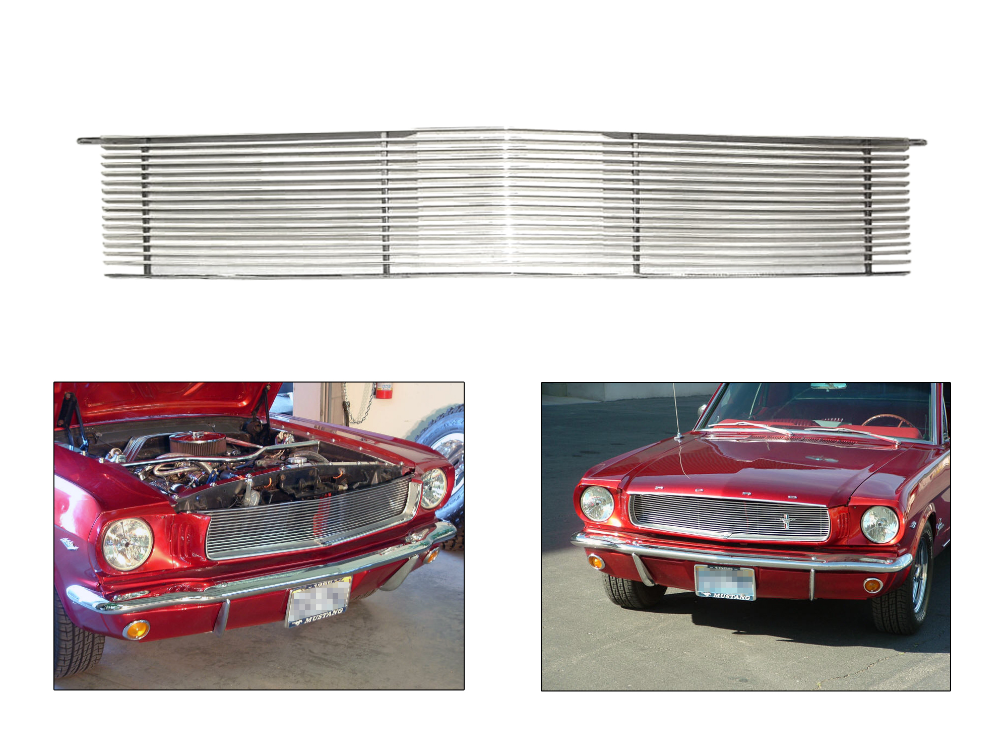 (image for) 64-66 BILLET ALUMINUM GRILLE - Click Image to Close