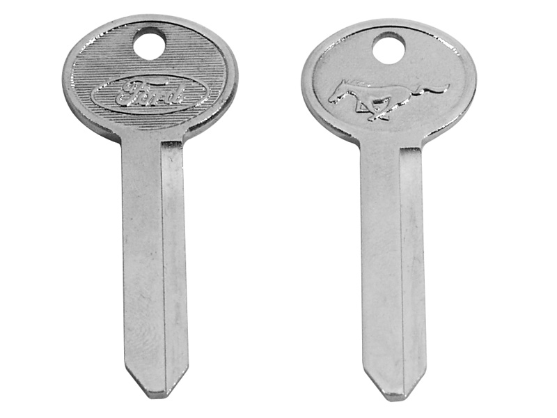 (image for) 67-73 BLANK PONY TRUNK & GLOVE BOX KEY - Click Image to Close