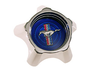 (image for) 67 STYLE STEEL WHEEL CENTER CAP - BLUE - Click Image to Close