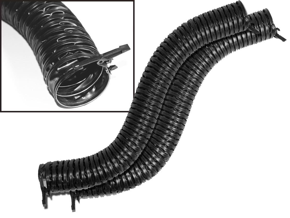 (image for) 67-68 A/C VENT HOSES WITH CLAMPS - Click Image to Close