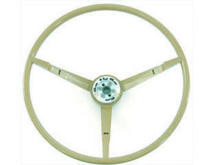 (image for) 67 STEERING WHEEL - IVY GOLD - PAINTED REPRODUCTION - Click Image to Close
