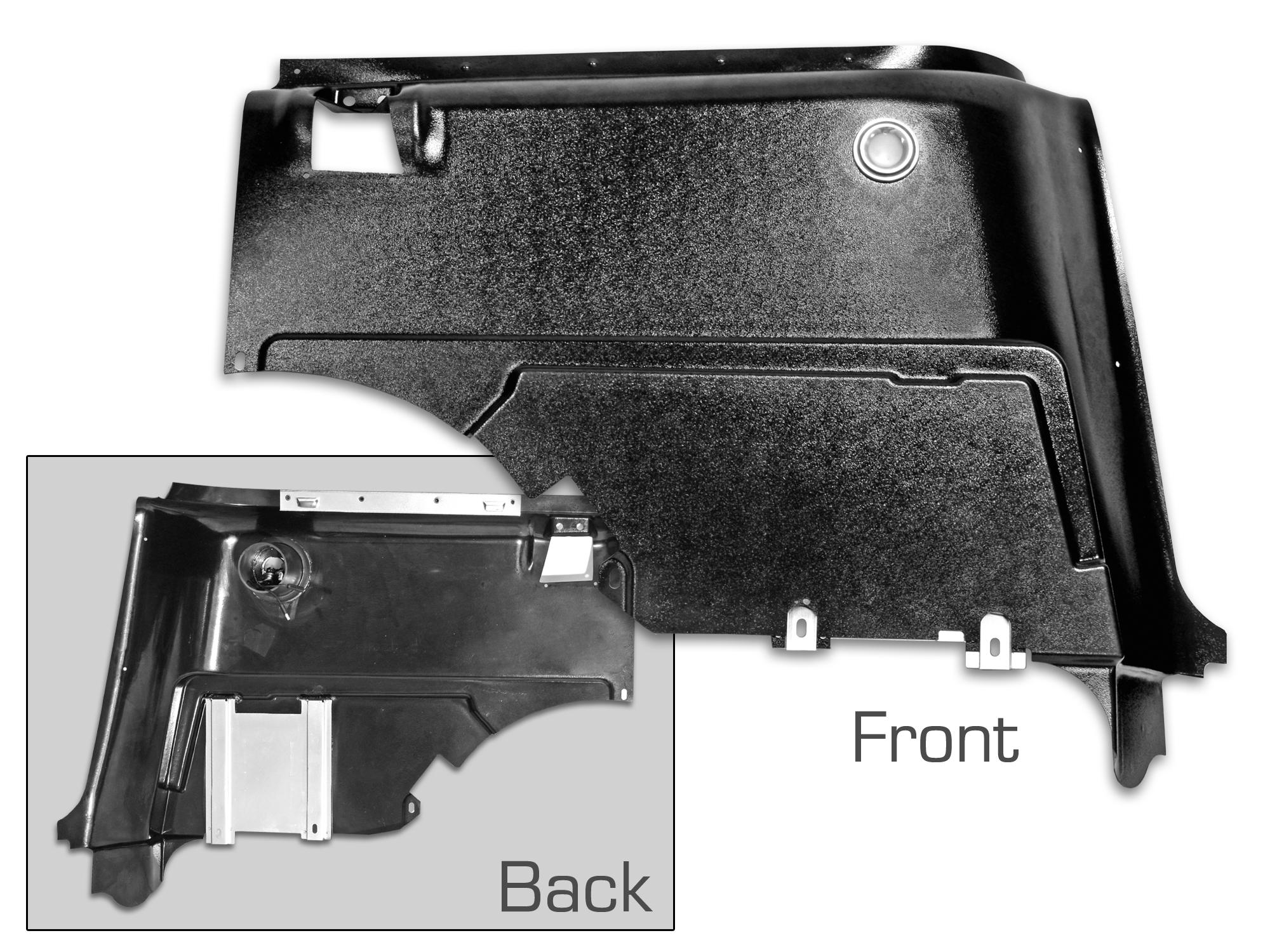 (image for) 67-68 FASTBACK INTERIOR VENT TRIM PANEL ASSEMBLY