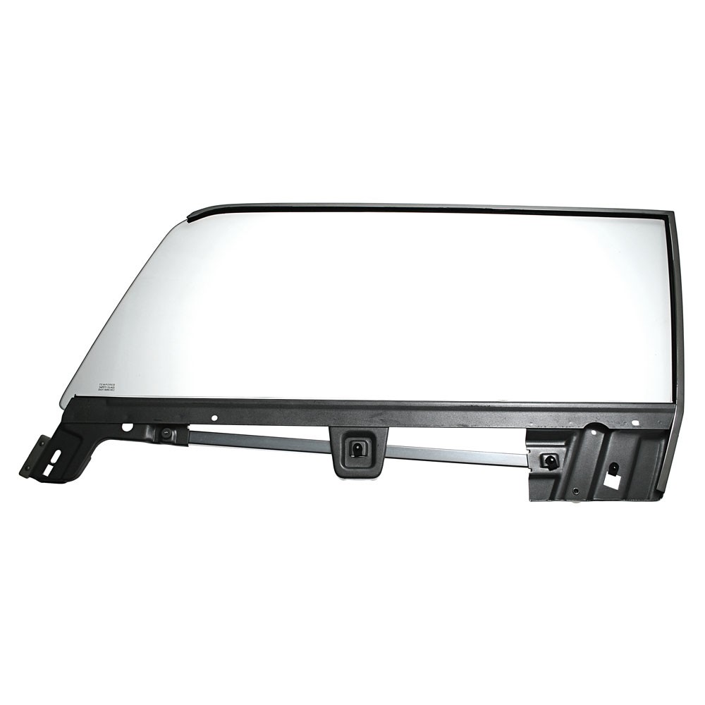 (image for) 67-68 LH COUPE DOOR GLASS ASSEMBLY WITH FRAME - CLEAR - Click Image to Close