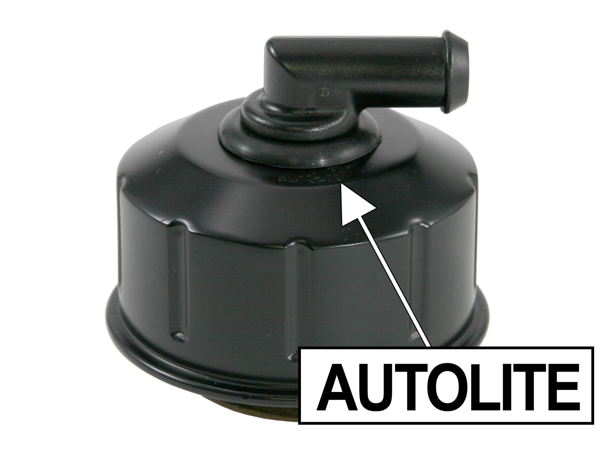 (image for) 68-70 OIL BREATHER CAP - CLOSED EMISSION - BLACK - Click Image to Close