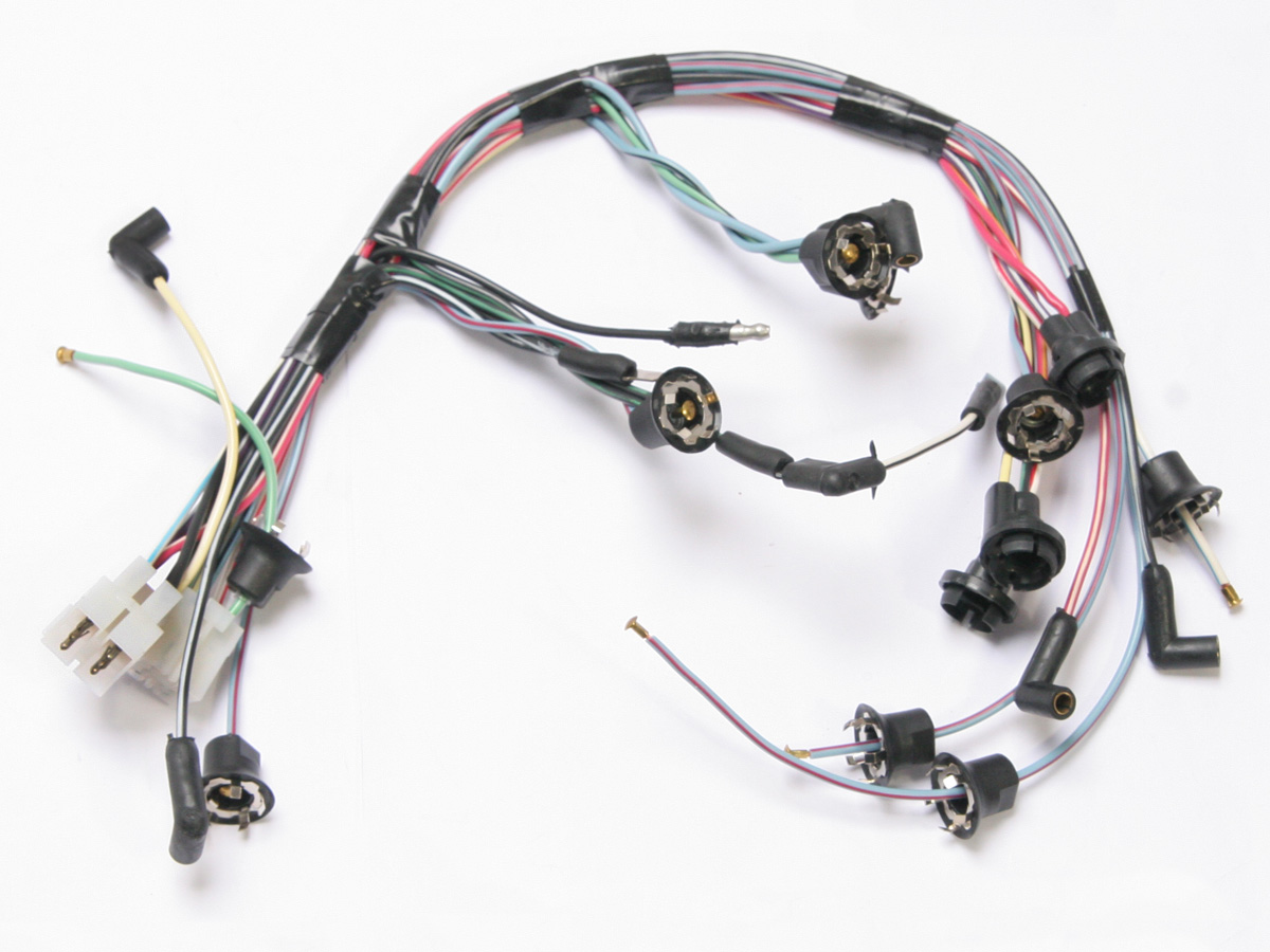 (image for) 68 INSTRUMENT CLUSTER WIRING W/TACH - Click Image to Close