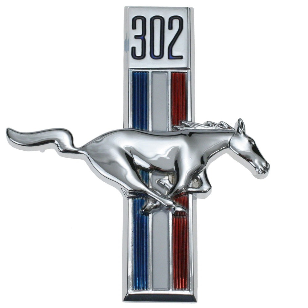 (image for) 67-68 RH 302 RUNNING HORSE EMBLEM - Click Image to Close