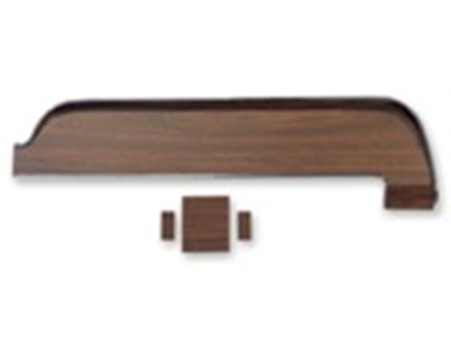 (image for) 68 DELUXE DASH PANEL W/METAL BACKED WOODGRAIN - W/AC