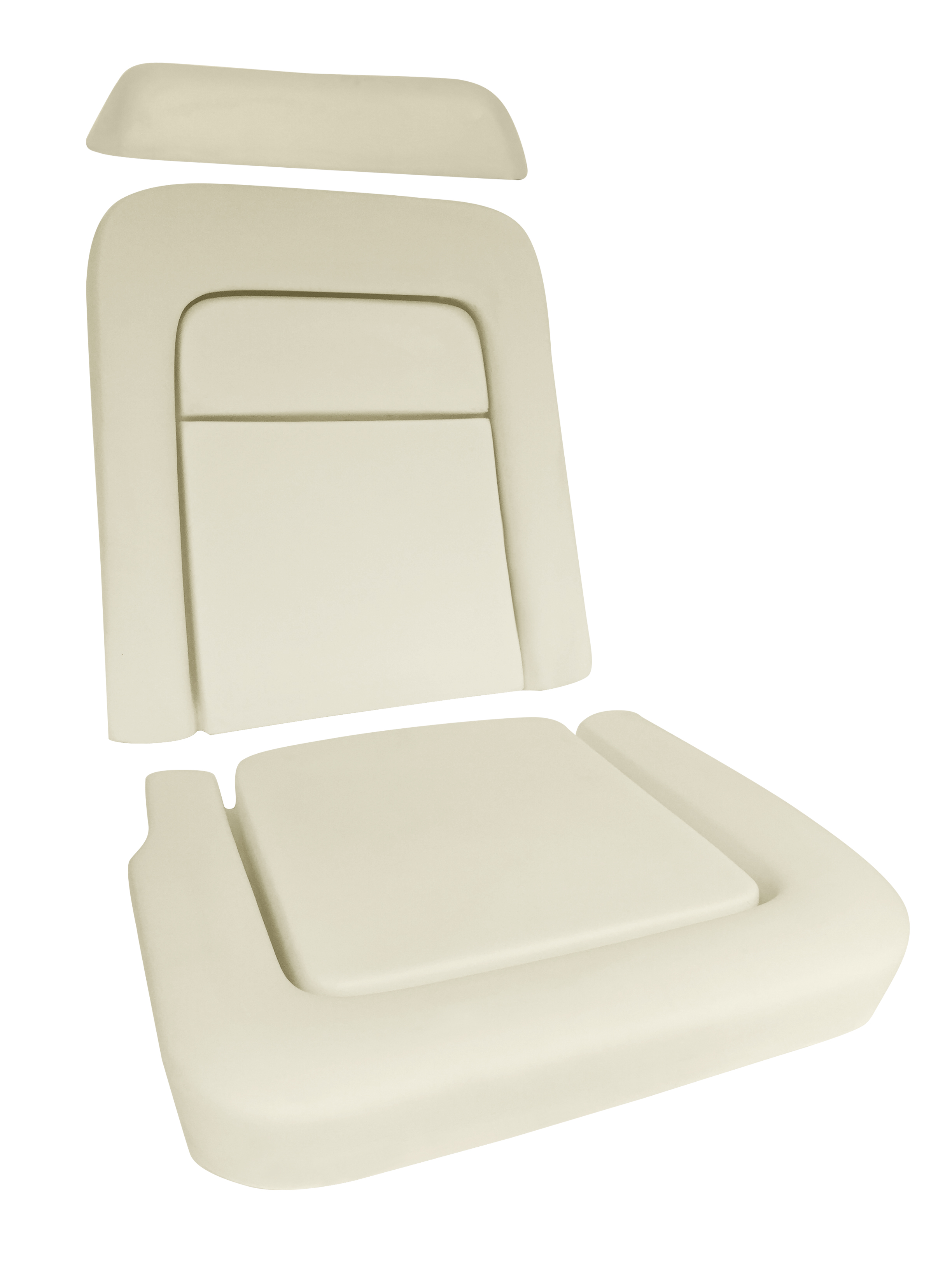 (image for) 68 ALL, 69 LOW BACK SEAT FOAM WITH CRASH PAD - Click Image to Close