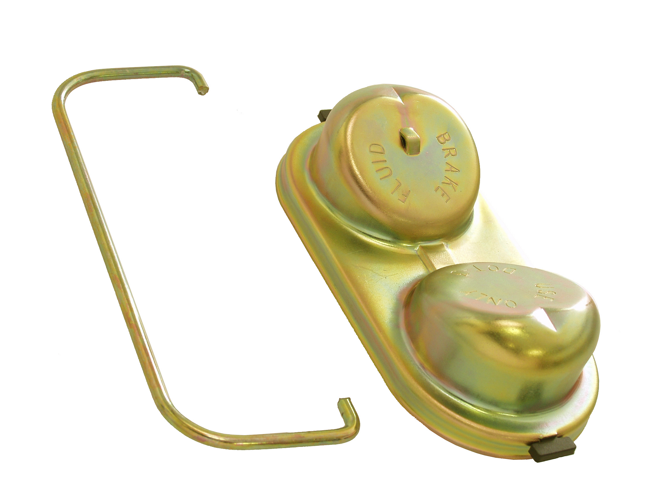 (image for) 67-73 POWER DRUM MASTER CYLINDER CAP - GOLD - Click Image to Close