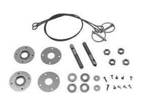 (image for) 69 MACH 1 HOOD PIN AND CABLE KIT - Click Image to Close