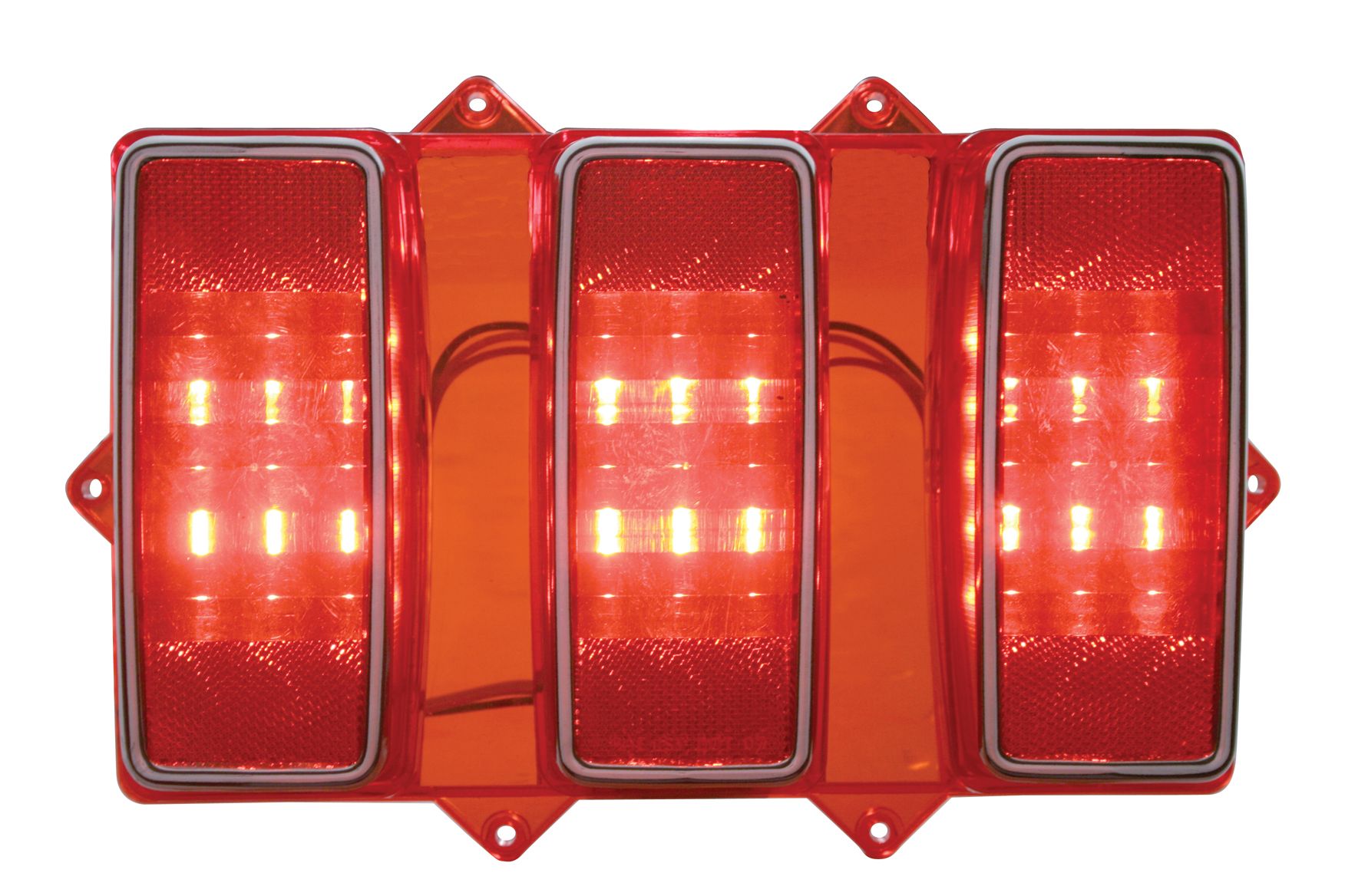 (image for) 69 MUSTANG TAIL LIGHT LENS, LED - Click Image to Close