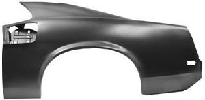 (image for) 69 FASTBACK LH FULL QUARTER PANEL WITH WELD THRU PRIMER - Click Image to Close