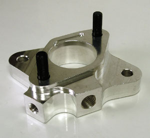 (image for) CONVERSION CARB SPACER ADAPTOR- 1BRL - 1 3/4"TO 1 1/2" - Click Image to Close