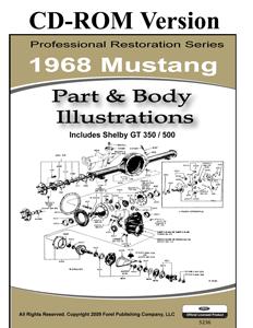 (image for) 68 MUSTANG PARTS & BODY ILLUSTRATIONS - Click Image to Close