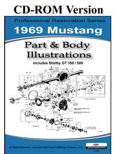 (image for) 69 MUSTANG PARTS & BODY ILLUSTRATIONS - Click Image to Close