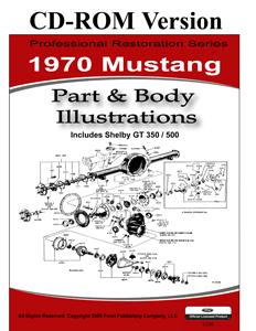 (image for) 70 MUSTANG PARTS & BODY ILLUSTRATIONS - Click Image to Close