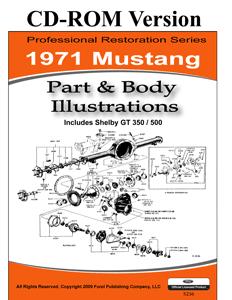 (image for) 71 MUSTANG PARTS & BODY ILLUSTRATIONS - Click Image to Close
