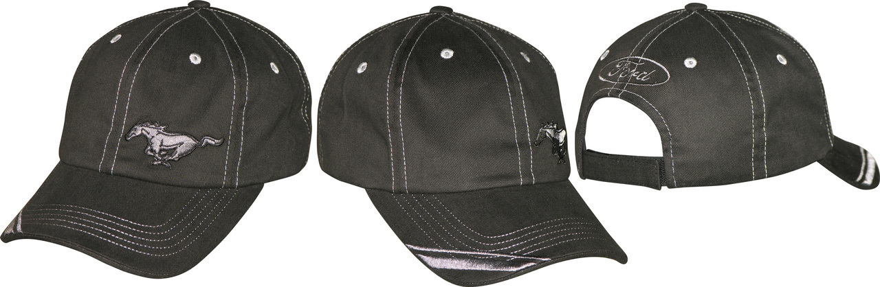 (image for) BLACK MUSTANG PONY HAT - Click Image to Close