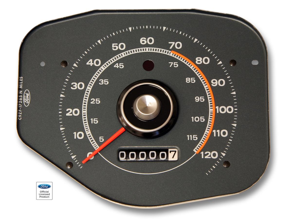 (image for) 70 SPEEDOMETER - GRAY FACE - Click Image to Close