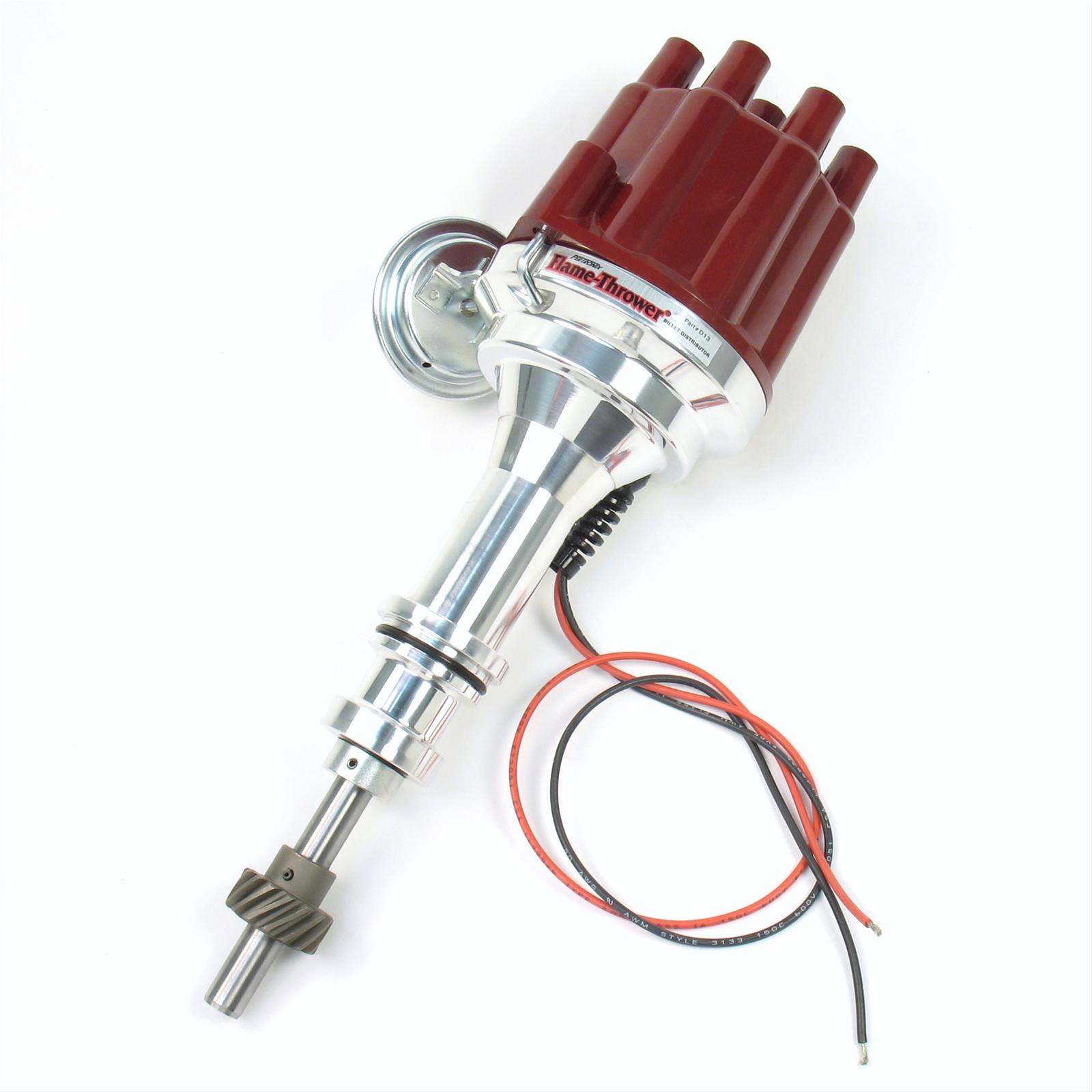 (image for) PERTRONIX DISTRIBUTOR - SMALL BLOCK - RED - FEMALE CAP - Click Image to Close