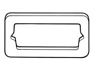 (image for) 71-73 REAR MARKER TO BODY GASKET