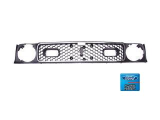 (image for) 71-72 MACH 1 GRILLE - USE WITH SPORT LAMP - WITH MOLDING - Click Image to Close