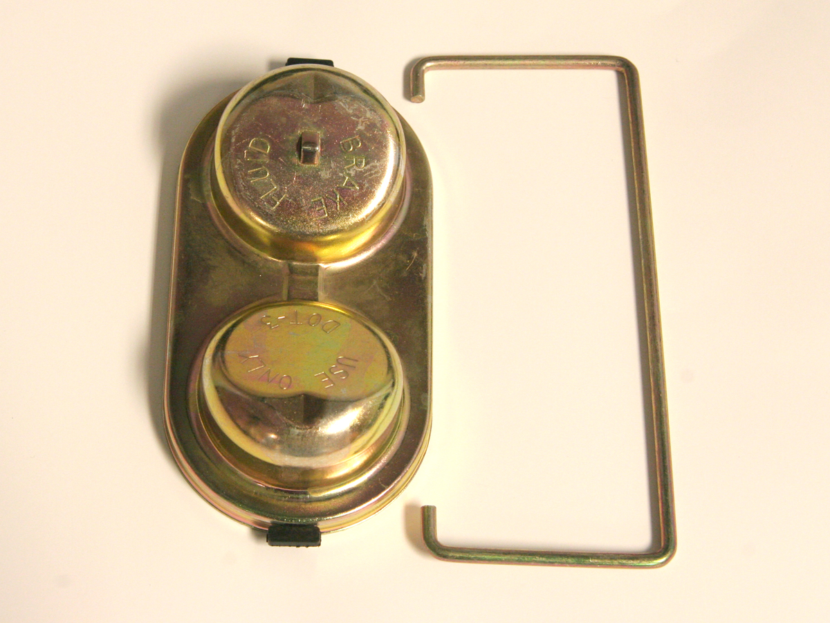 (image for) 67-73 DRUM BRAKE MASTER CYLINDER CAP - CAD GOLD - Click Image to Close