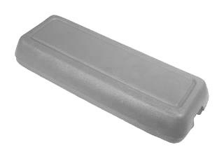 (image for) 79-86 CONSOLE ARM REST PAD - LIGHT GRAY - Click Image to Close