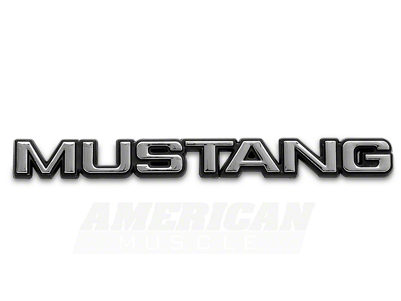 (image for) 79-86 MUSTANG FENDER NAMEPLATE - OEM - Click Image to Close