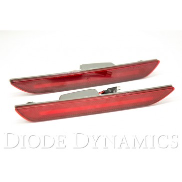 (image for) 2015-17 LED SIDE MARKER LIGHTS WITH RED LENS - PAIR - Click Image to Close