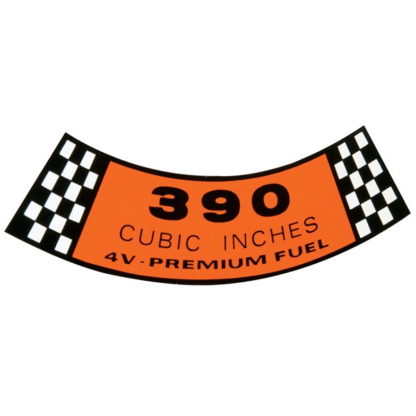 (image for) 67 390-4V PREMIUM FUEL AIR CLEANER DECAL