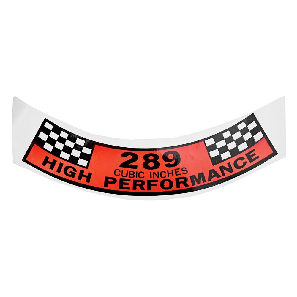 (image for) 65-67 HI-PO 289 CI AIR CLEANER DECAL - Click Image to Close