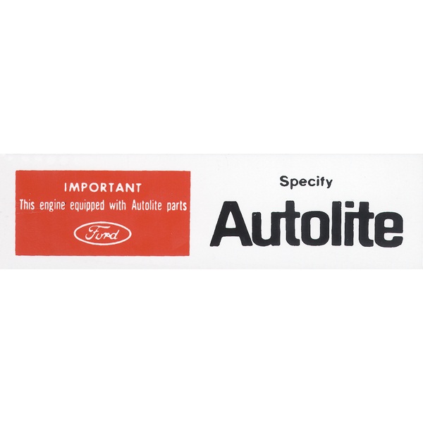 (image for) 68-71 AUTOLITE ENGINE EQUIPED DECAL - Click Image to Close