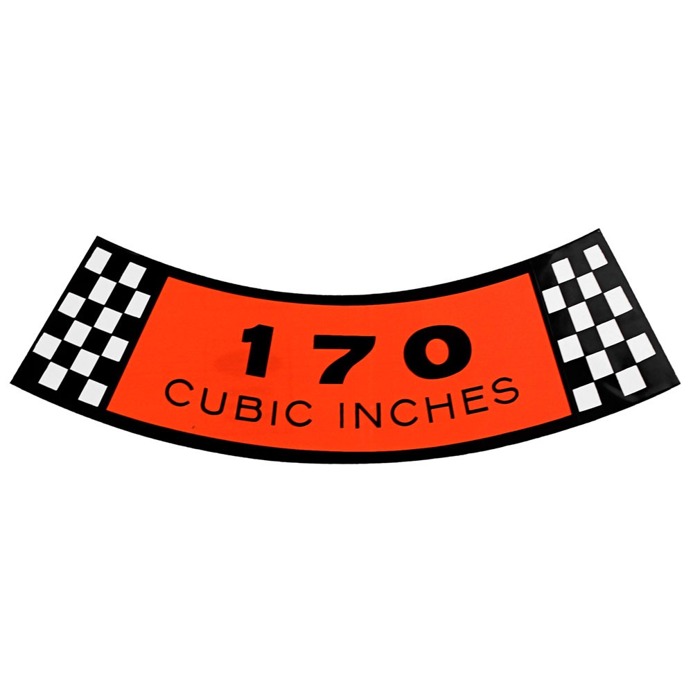 (image for) 170 CUBIC INCHES AIR CLEANER DECAL