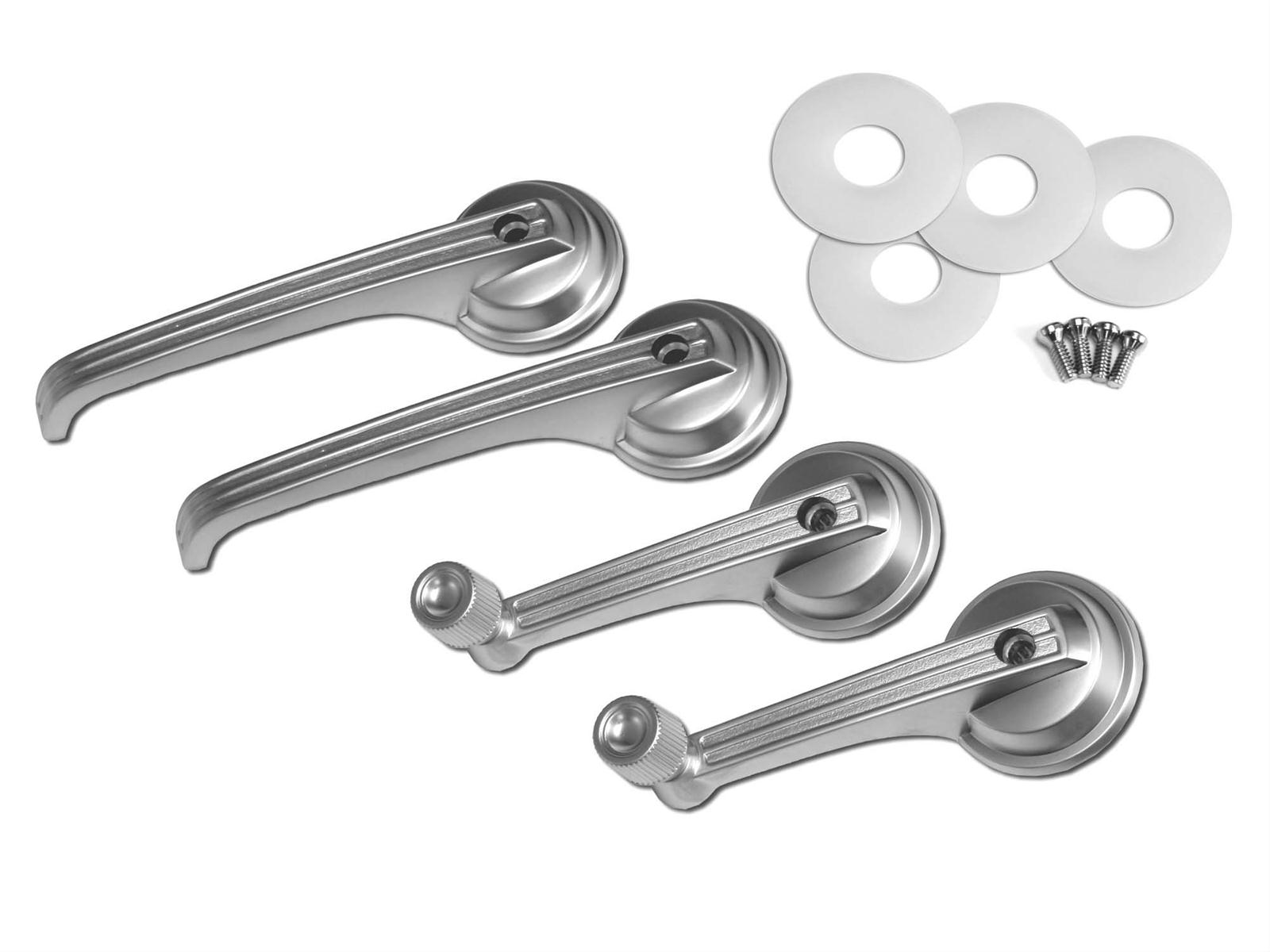 (image for) 65-67 INSIDE DOOR HANDLE AND WINDOW CRANK KIT - FB - Click Image to Close