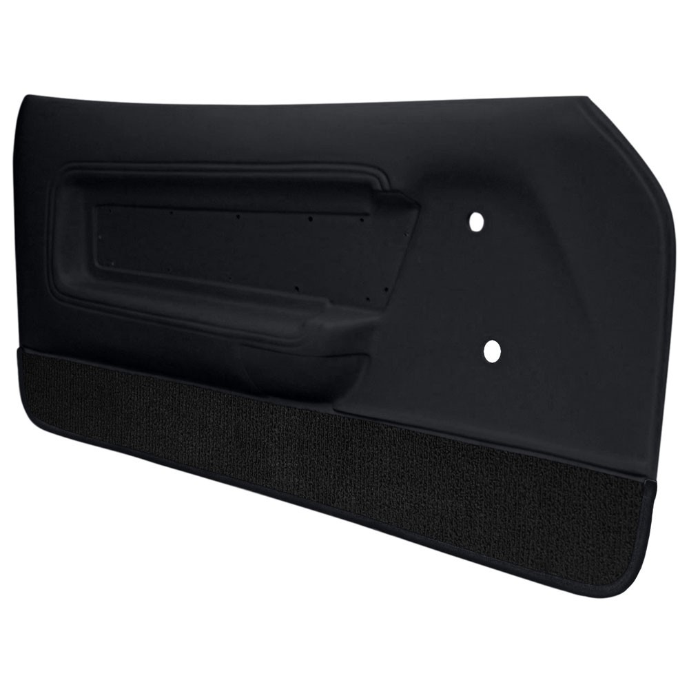 (image for) DOOR PANELS 71-73 DELUXE/MACH 1 BLACK WITH BLACK CARPET - TMI - Click Image to Close