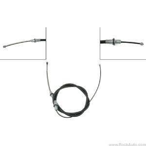 (image for) 83-92 REAR BRAKE CABLE - RH or LH - Click Image to Close