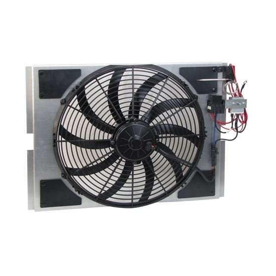 (image for) 67-70 ELECTRIC FAN ASSEMBLY, FOR V8 WITH 20" RADIATOR - Click Image to Close