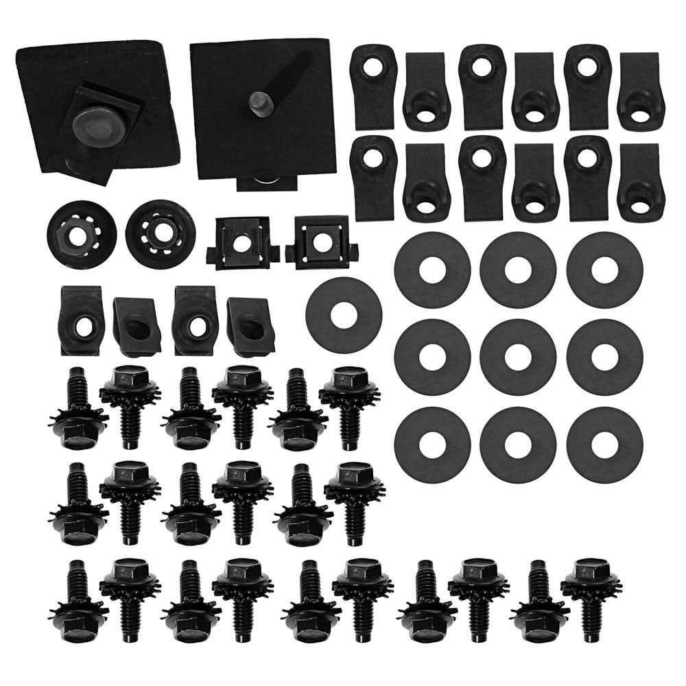 (image for) 64Â½-65 MUSTANG FENDER INSTALLATION KIT, OEM (54 Pieces) - Click Image to Close