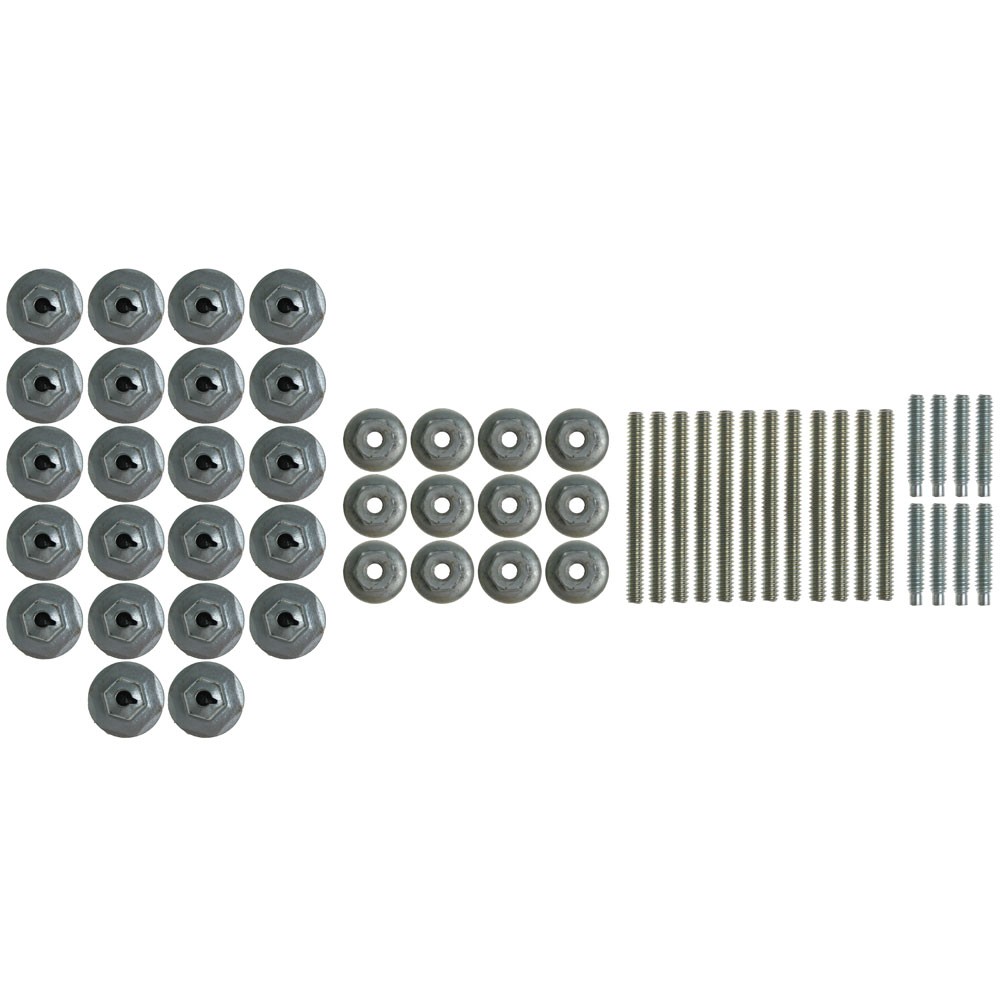 (image for) 65-66 FASTBACK EXTERIOR AIR VENT GRILLE HARDWARE - 52 PCS - Click Image to Close