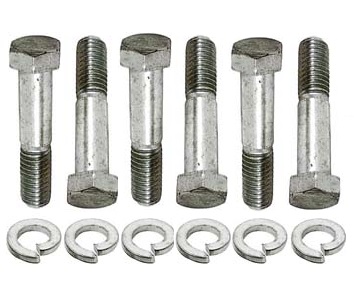 (image for) 260/289 MANUAL 6 BOLT BELL HOUSING HARDWARE - 12 PCS - Click Image to Close